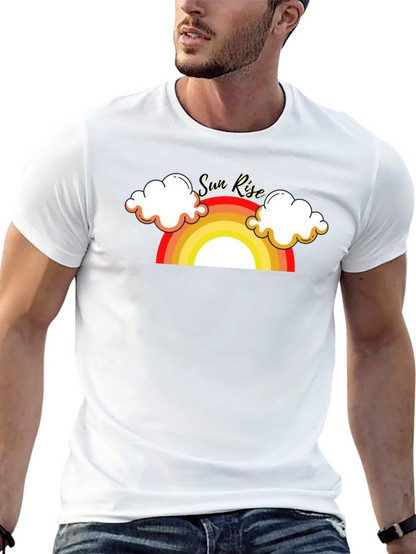 Sunrise Graphic Tee - Retro Style