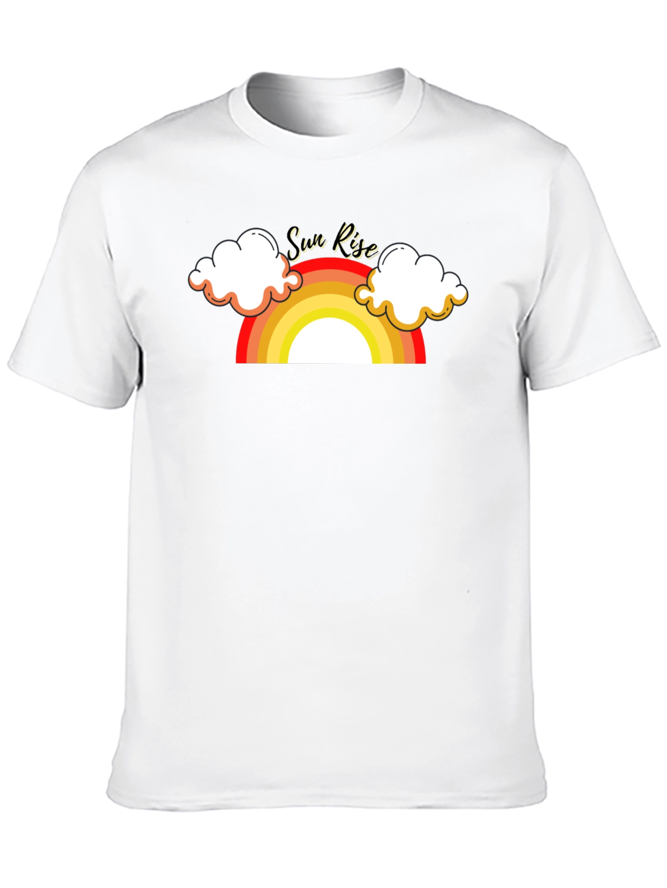 Sunrise Graphic Tee - Retro Style