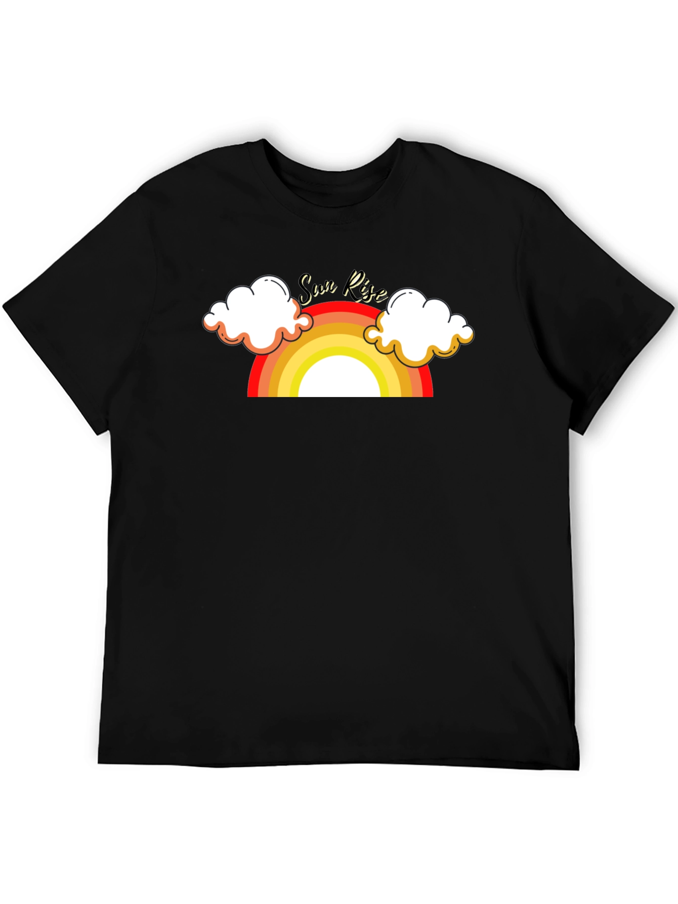 Sunrise Graphic Tee - Retro Style
