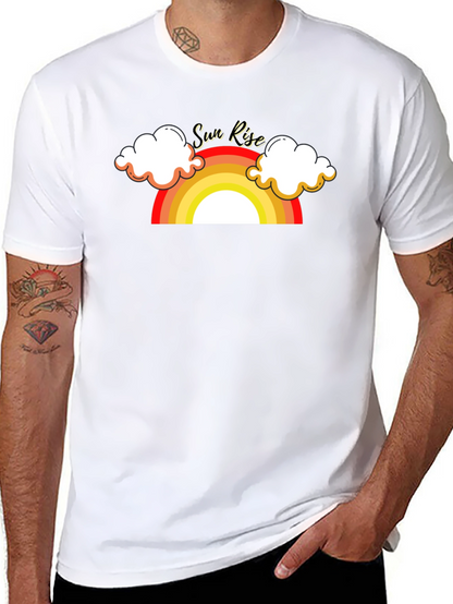 Sunrise Graphic Tee - Retro Style