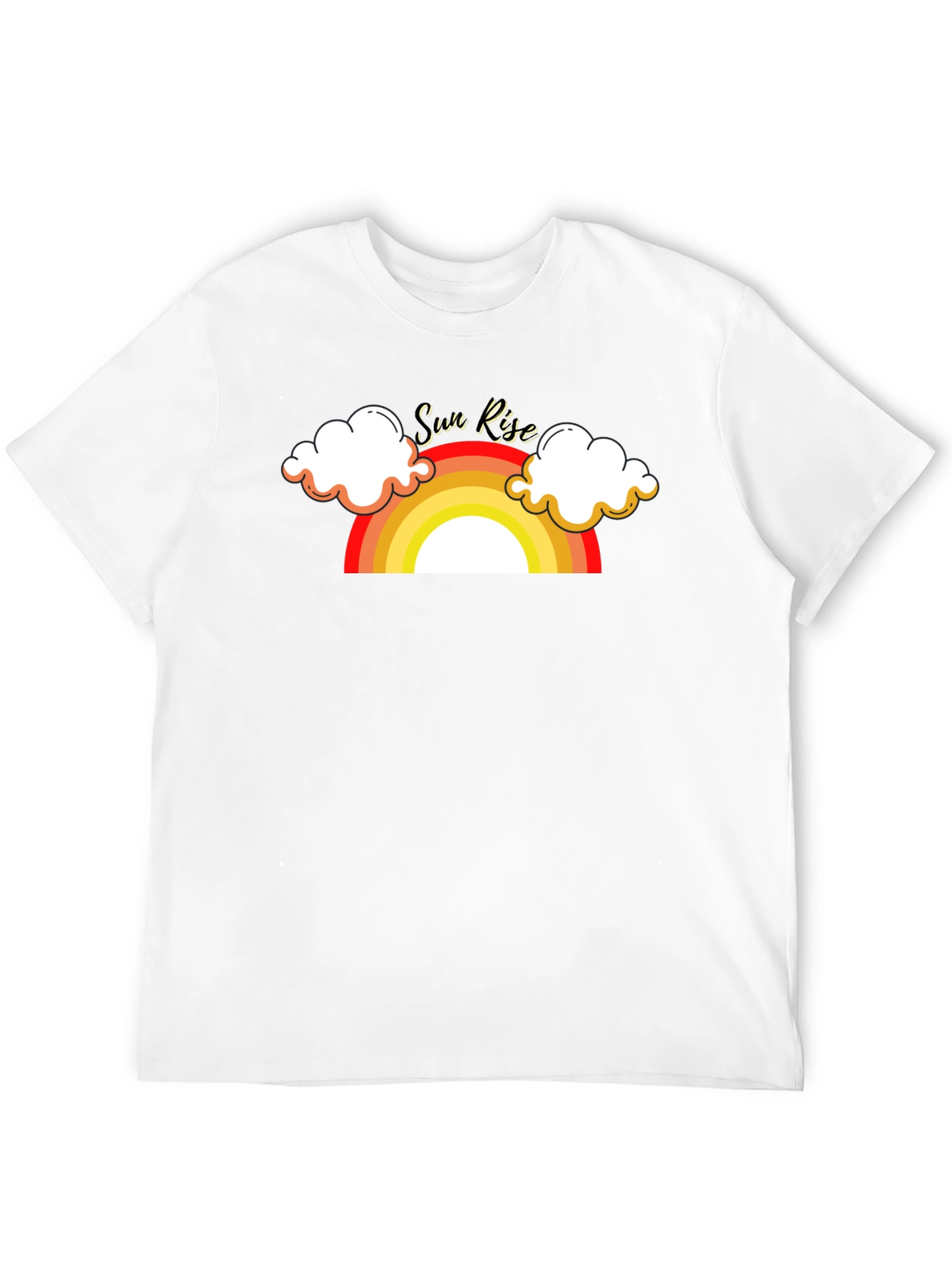 Sunrise Graphic Tee - Retro Style