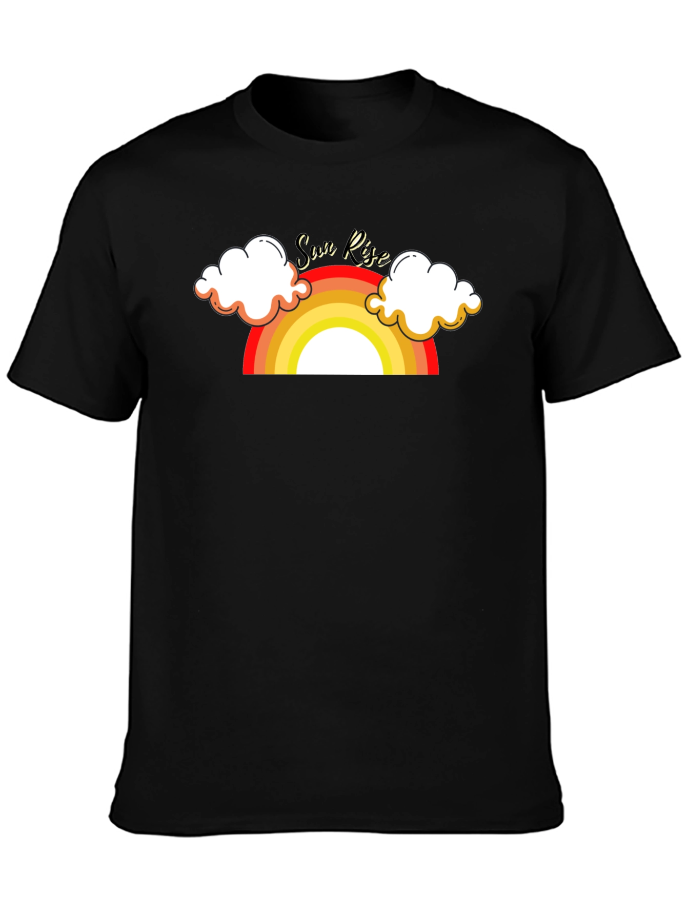 Sunrise Graphic Tee - Retro Style