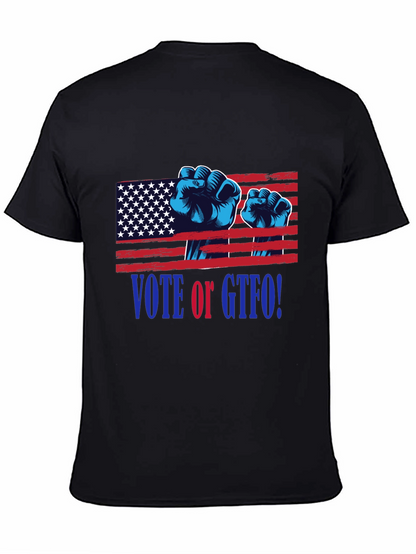 Vote or GTFO! Patriotic Graphic T-Shirt