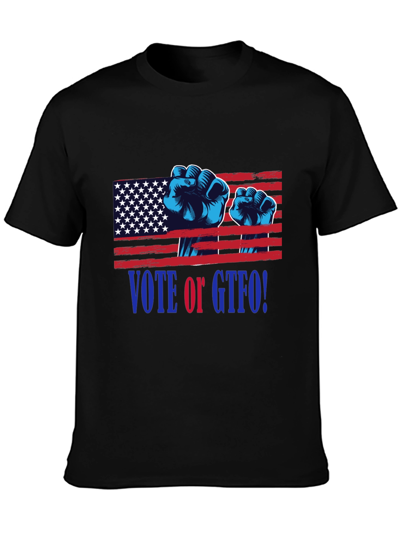Vote or GTFO! Patriotic Graphic T-Shirt
