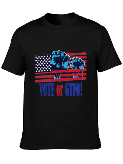 Vote or GTFO! Patriotic Graphic T-Shirt