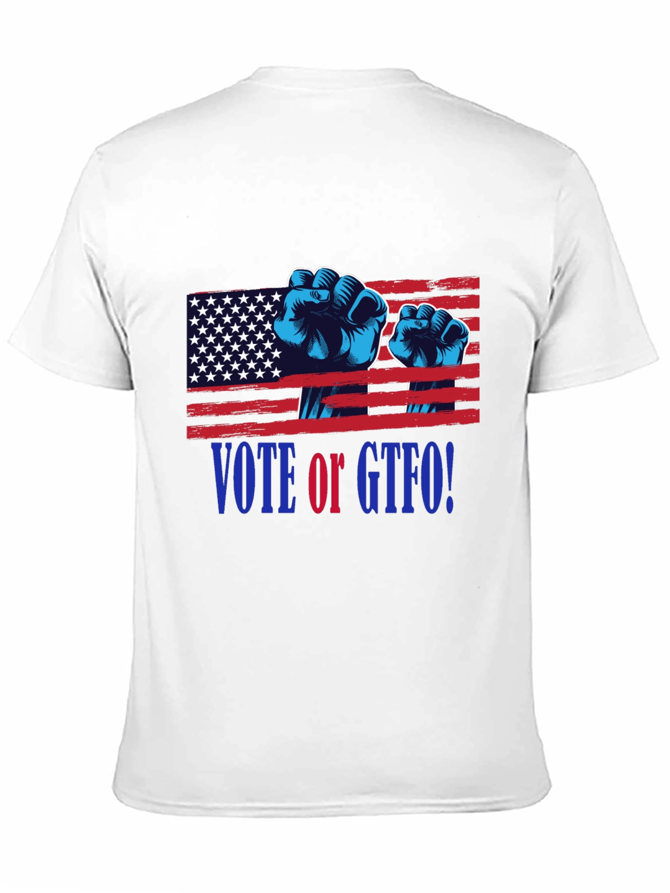 Vote or GTFO! Patriotic Graphic T-Shirt