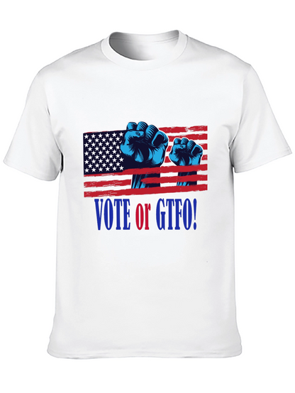 Vote or GTFO! Patriotic Graphic T-Shirt