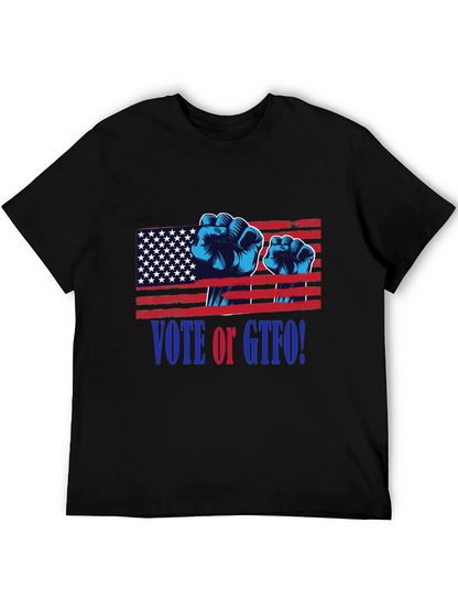 Vote or GTFO! Patriotic Graphic T-Shirt