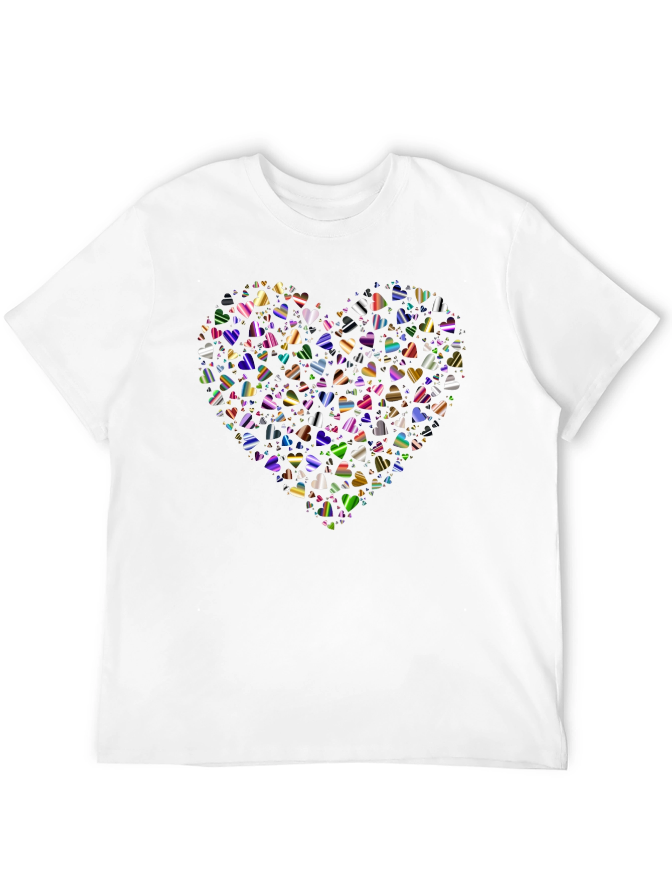 Heart of Hearts Black Graphic T-Shirt