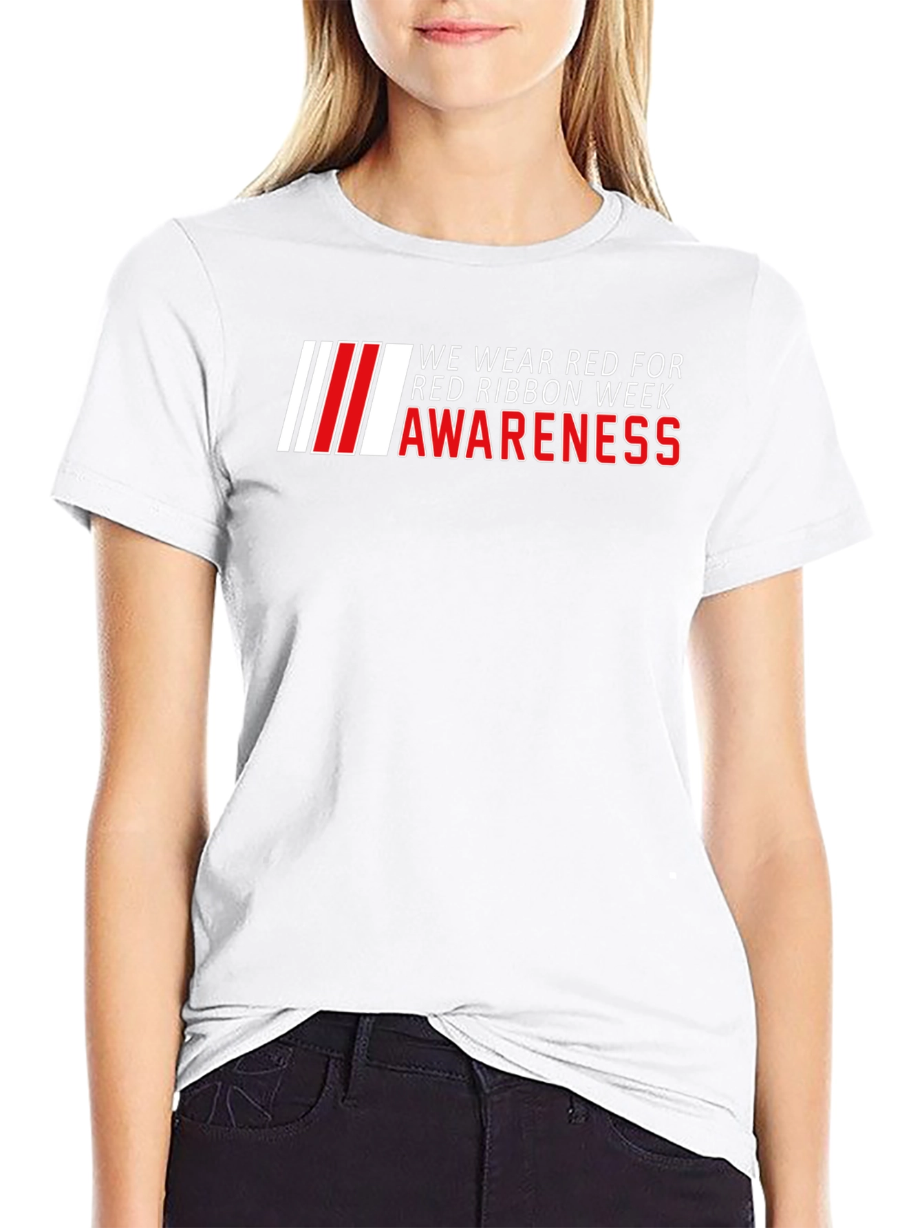 Red Ribbon Awareness T-Shirt