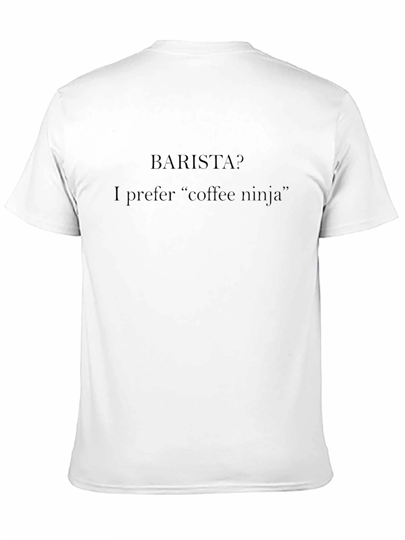 Coffee Ninja Graphic Tee - Barista Humor