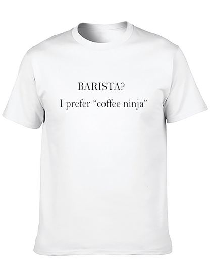Coffee Ninja Graphic Tee - Barista Humor