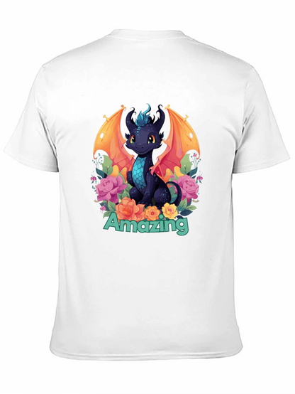 Amazing Dragon T-Shirt - Black Graphic Tee
