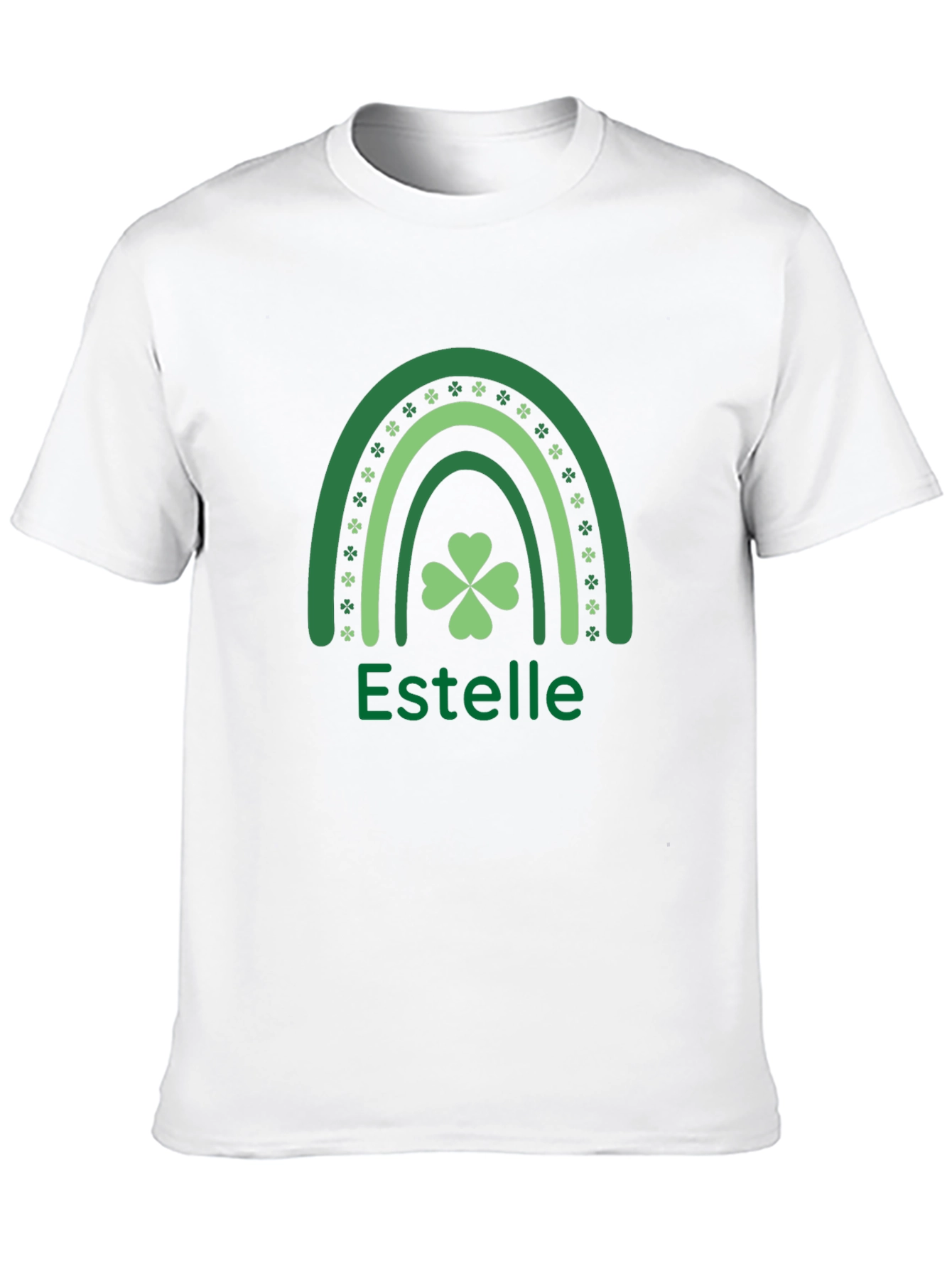 Estelle St. Patricks Day Rainbow Clover Tee