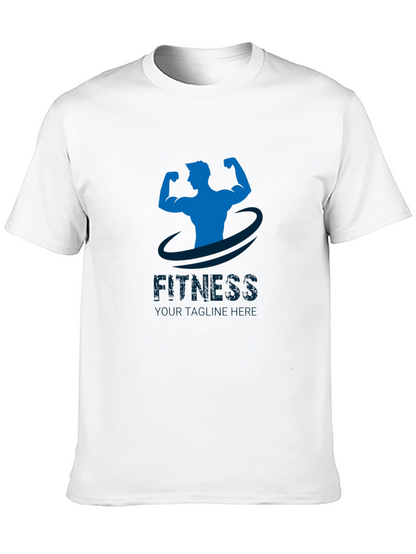 Mens Fitness Graphic T-Shirt - Black