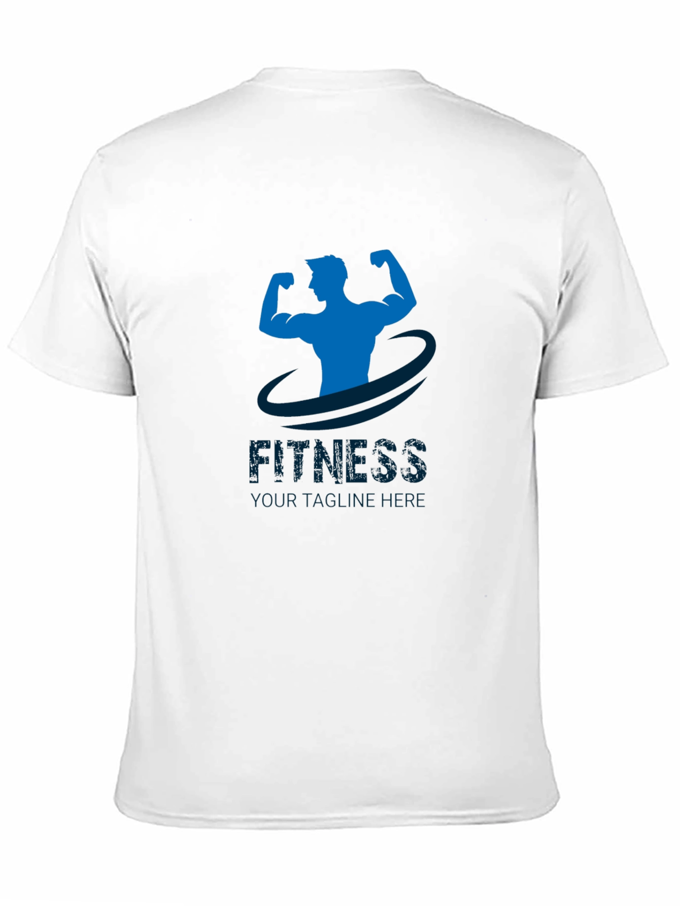 Mens Fitness Graphic T-Shirt - Black