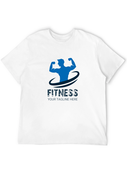 Mens Fitness Graphic T-Shirt - Black