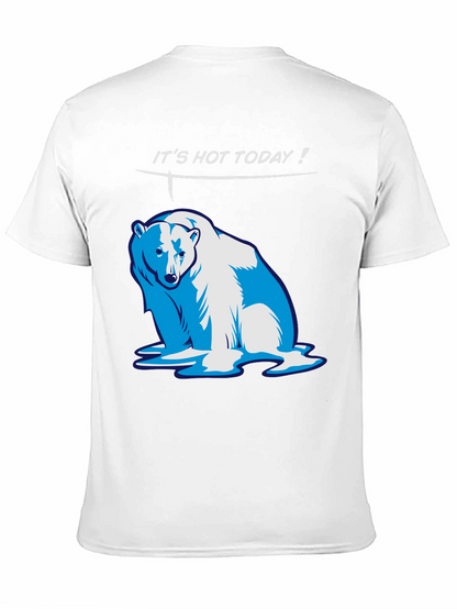 Funny Its Hot Today! Polar Bear Graphic T-Shirt