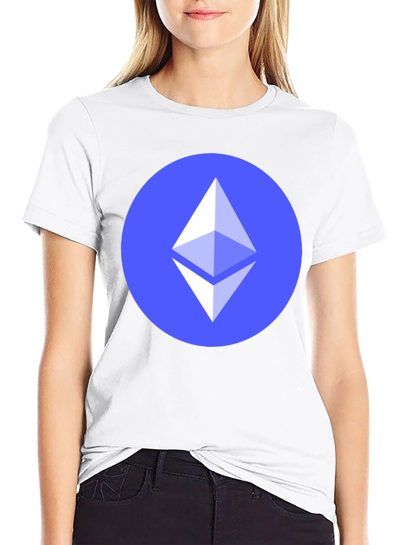 Ethereum Logo Graphic T-Shirt - Crypto Fashion