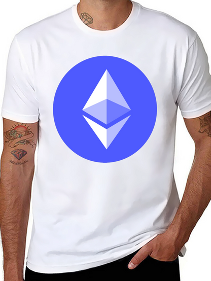 Ethereum Logo Graphic T-Shirt - Crypto Fashion