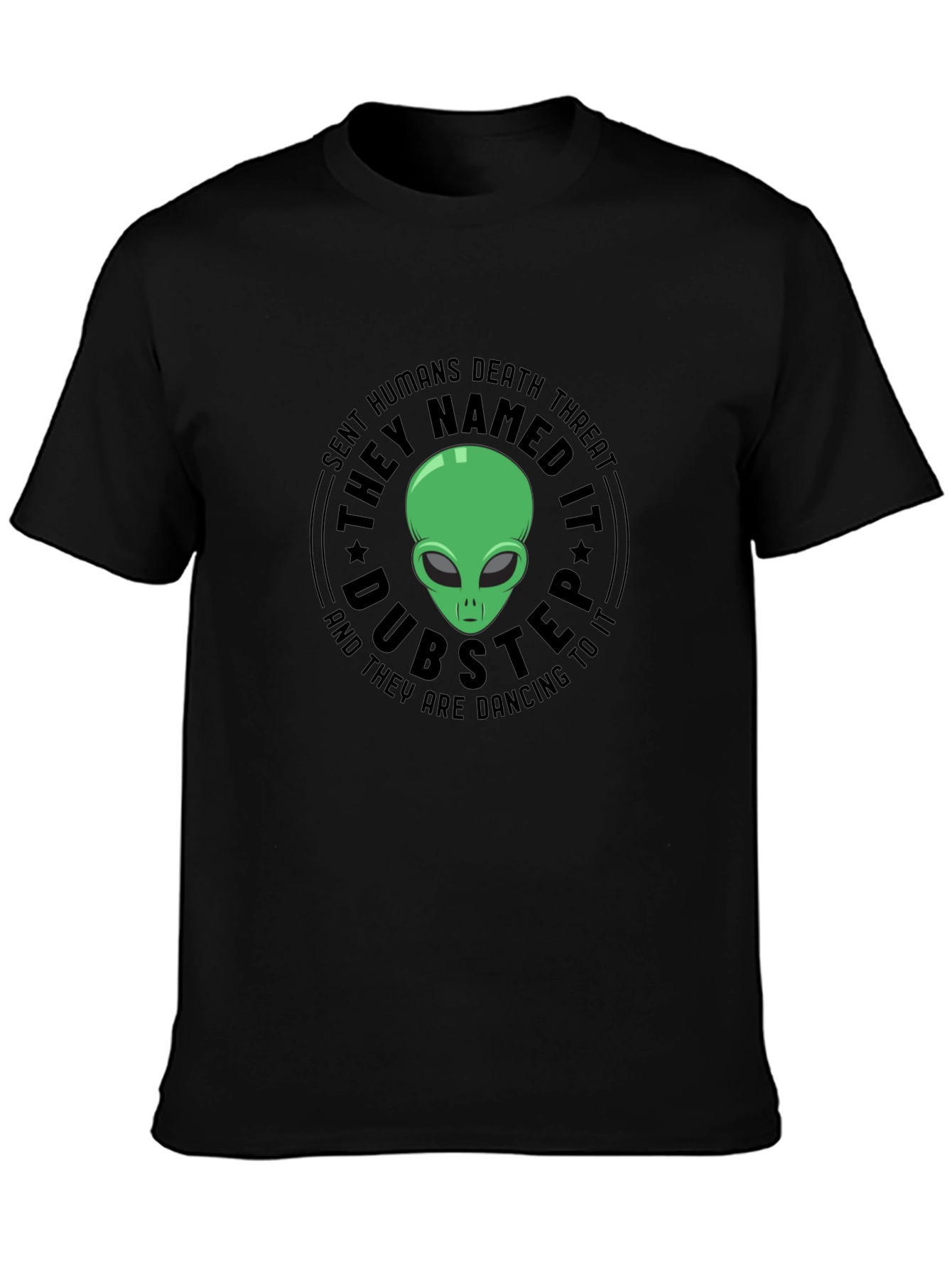 Dubstep Alien Graphic Tee