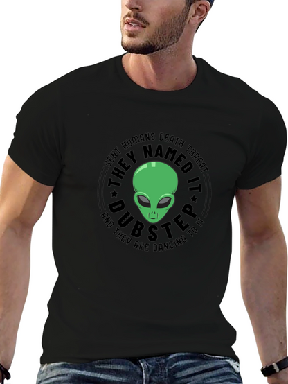 Dubstep Alien Graphic Tee