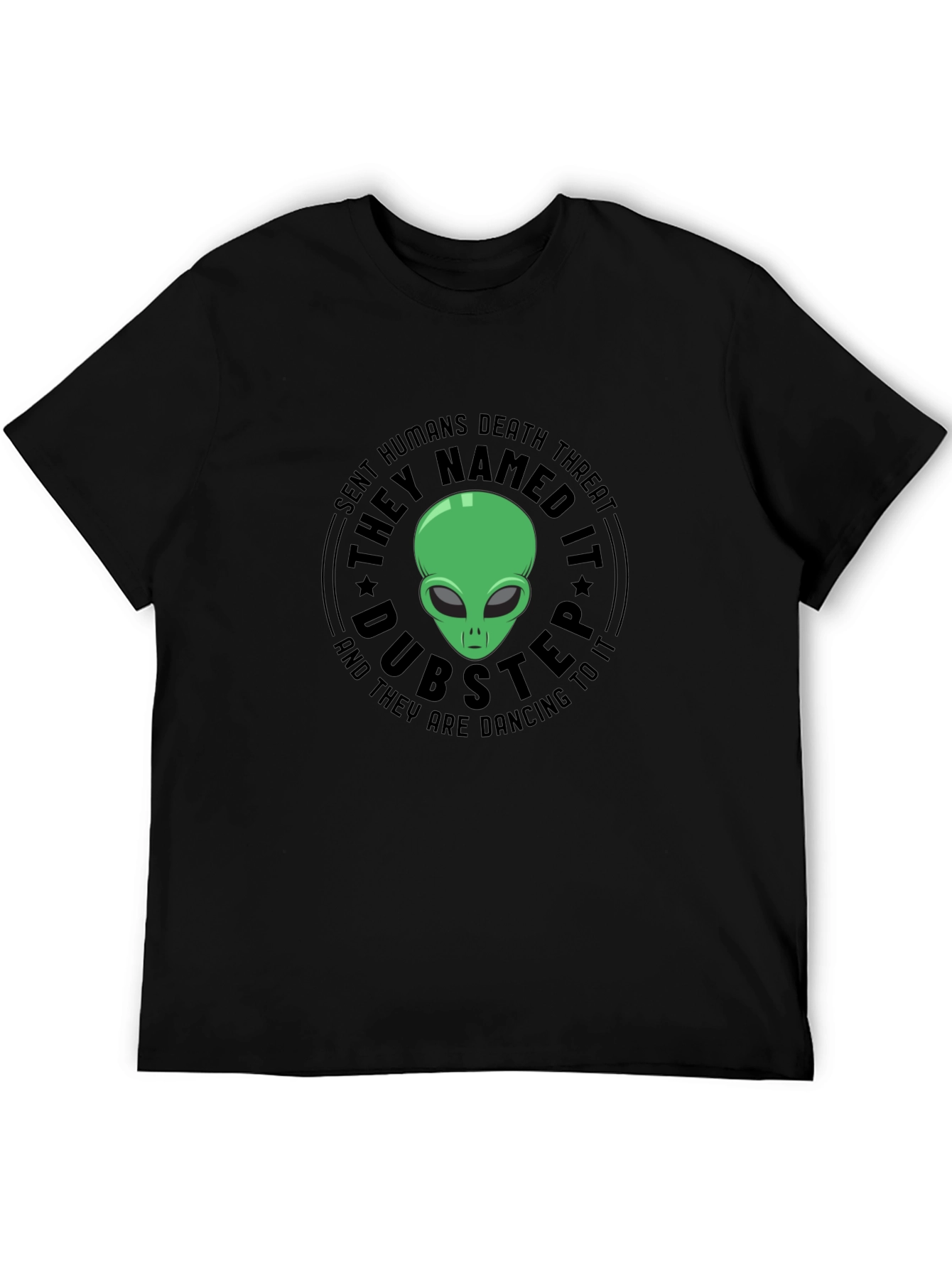 Dubstep Alien Graphic Tee