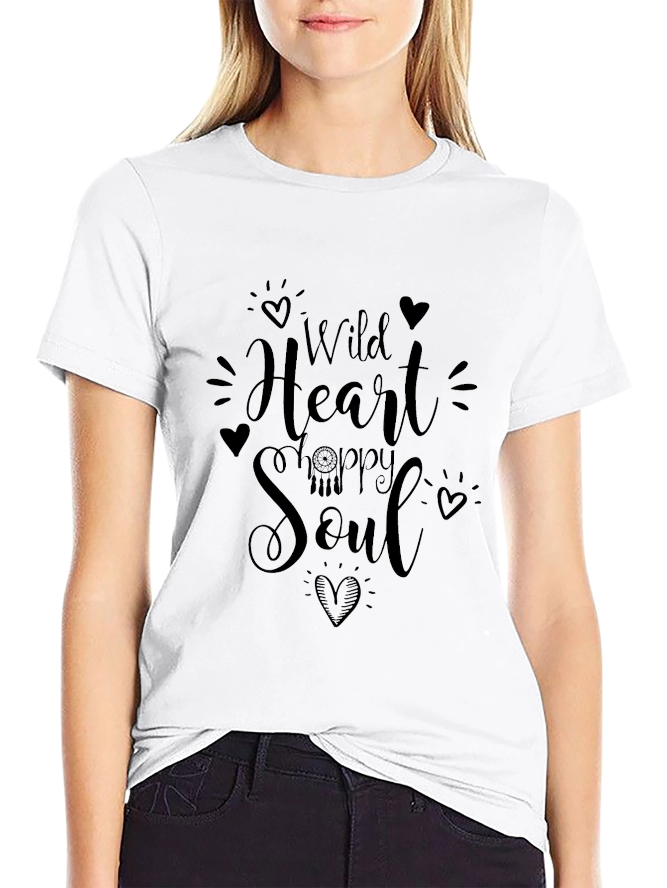 Wild Heart Happy Soul Graphic T-Shirt
