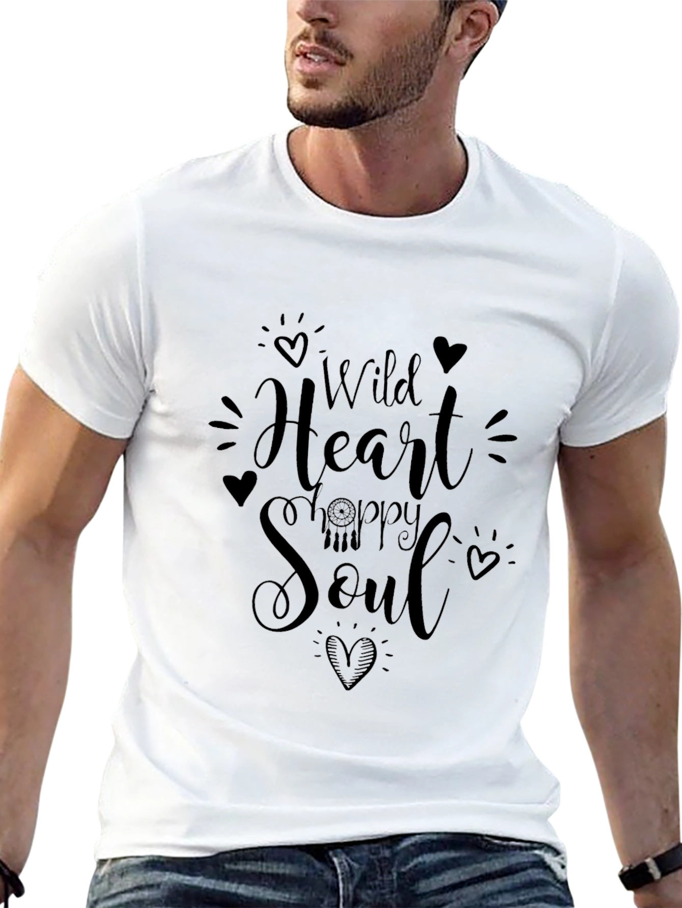 Wild Heart Happy Soul Graphic T-Shirt