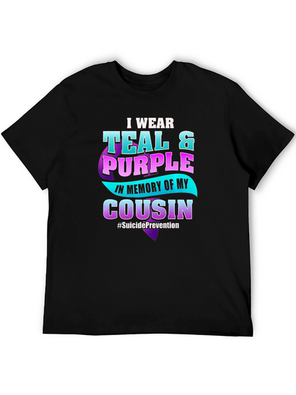 Teal & Purple Suicide Prevention Awareness T-Shirt