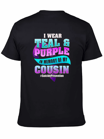 Teal & Purple Suicide Prevention Awareness T-Shirt