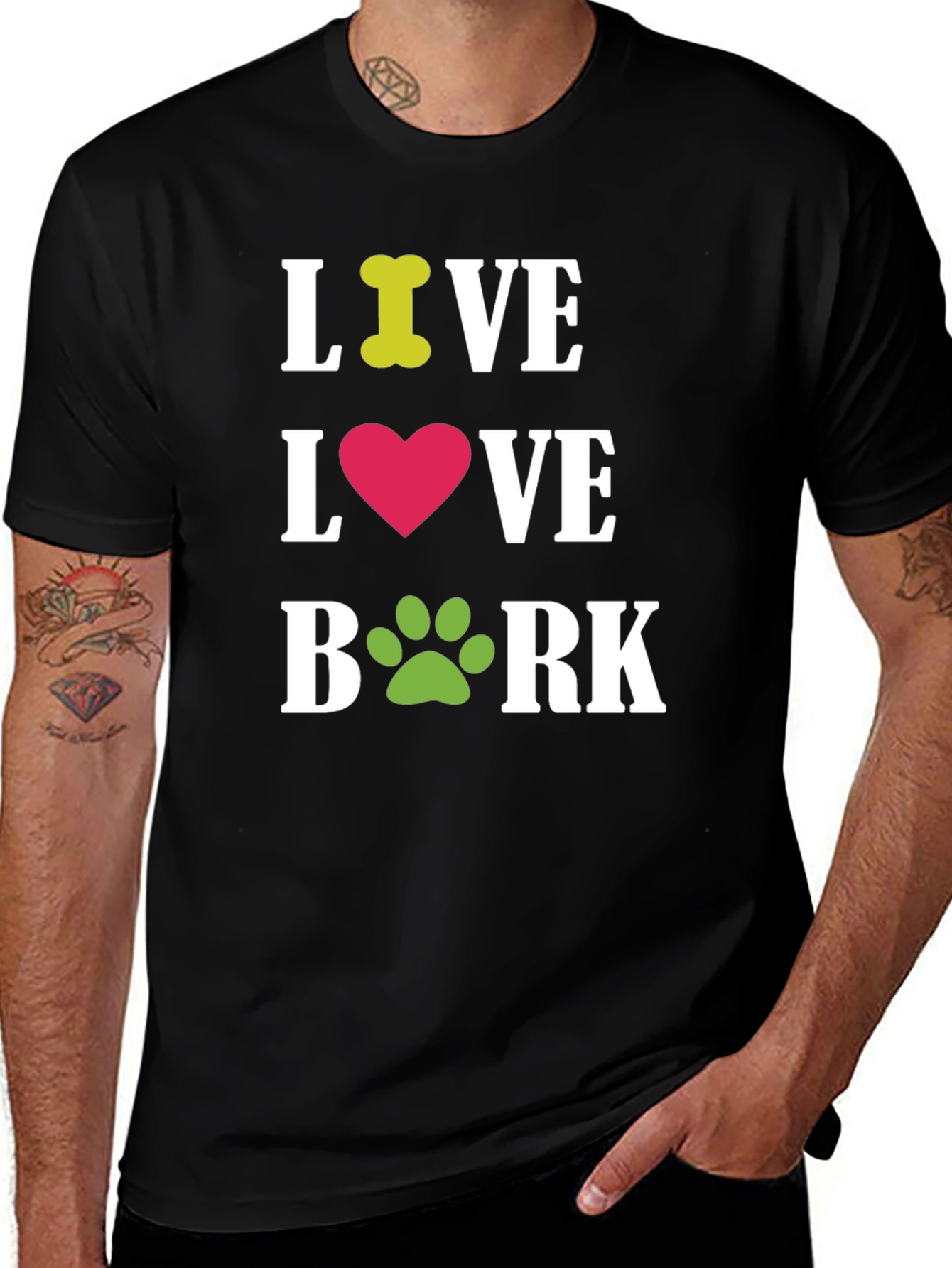 Live Love Bork Dog T-Shirt