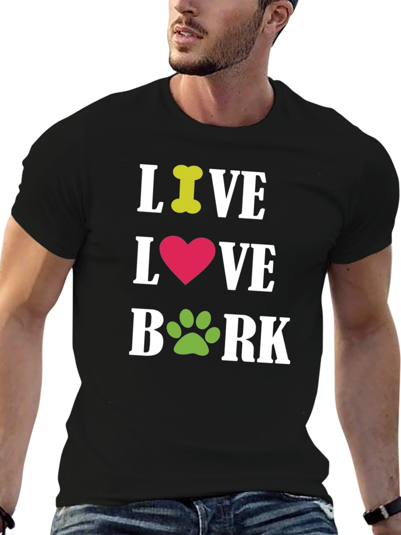 Live Love Bork Dog T-Shirt