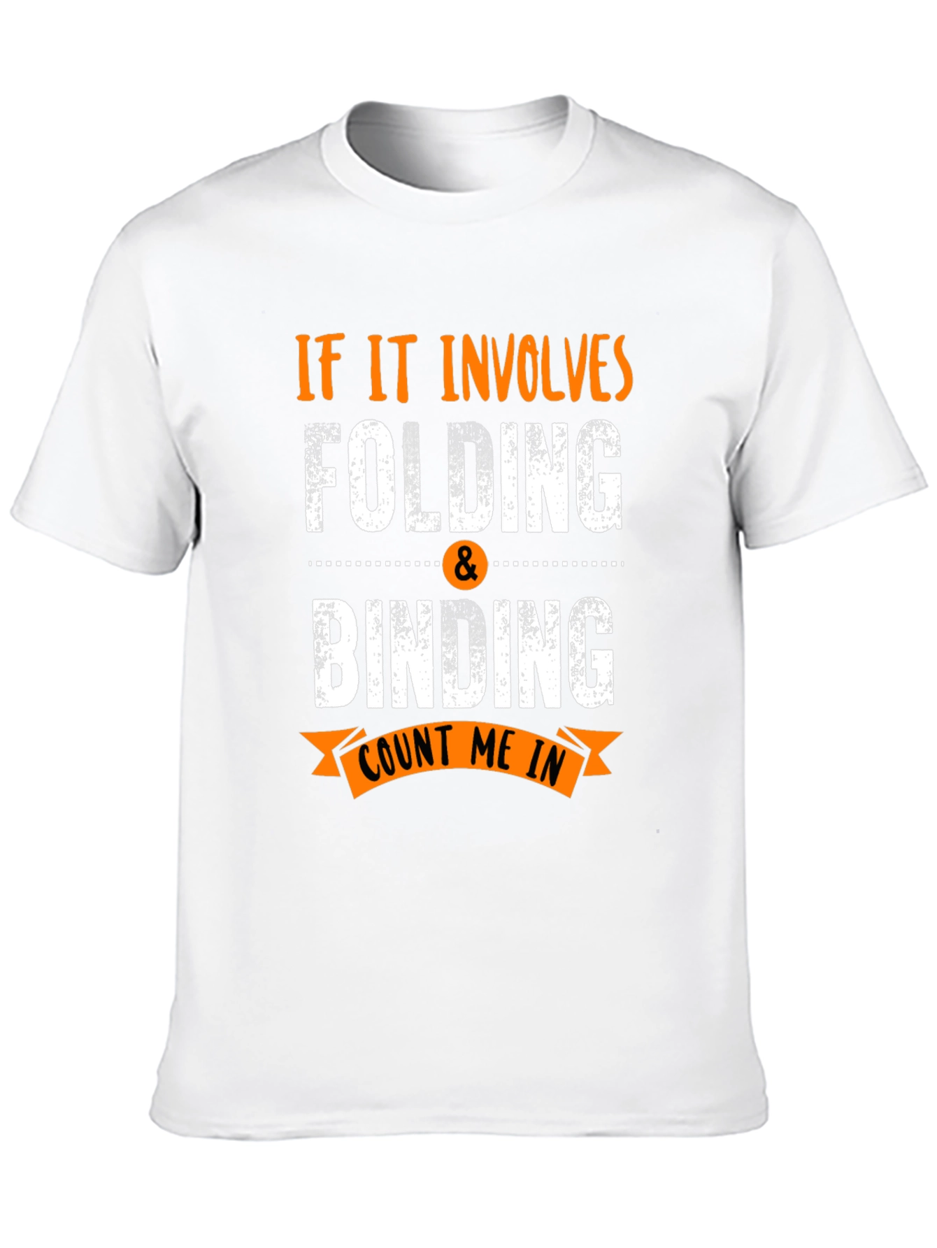 Folding & Binding Count Me In Black T-Shirt