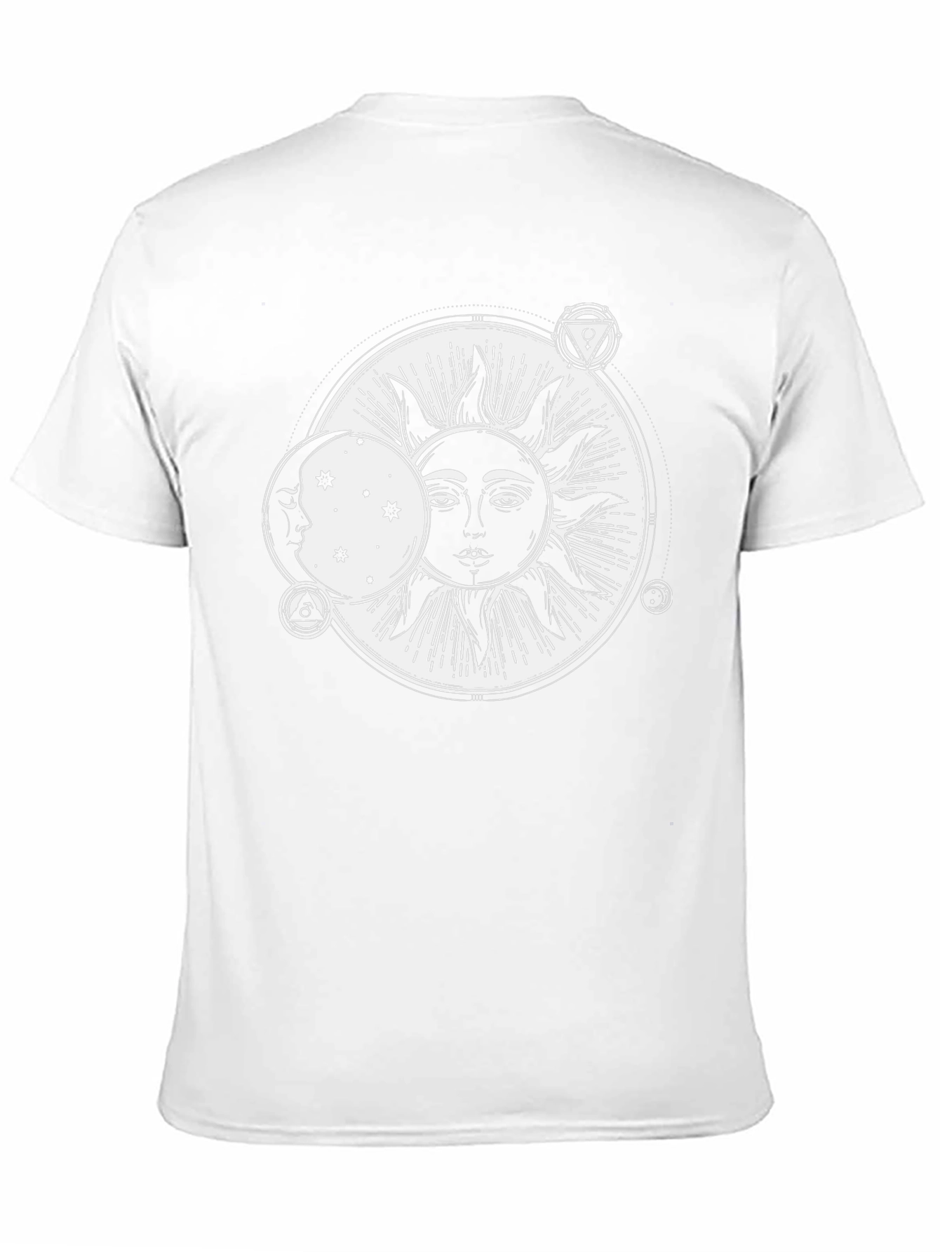 Sun & Moon Graphic Black T-Shirt