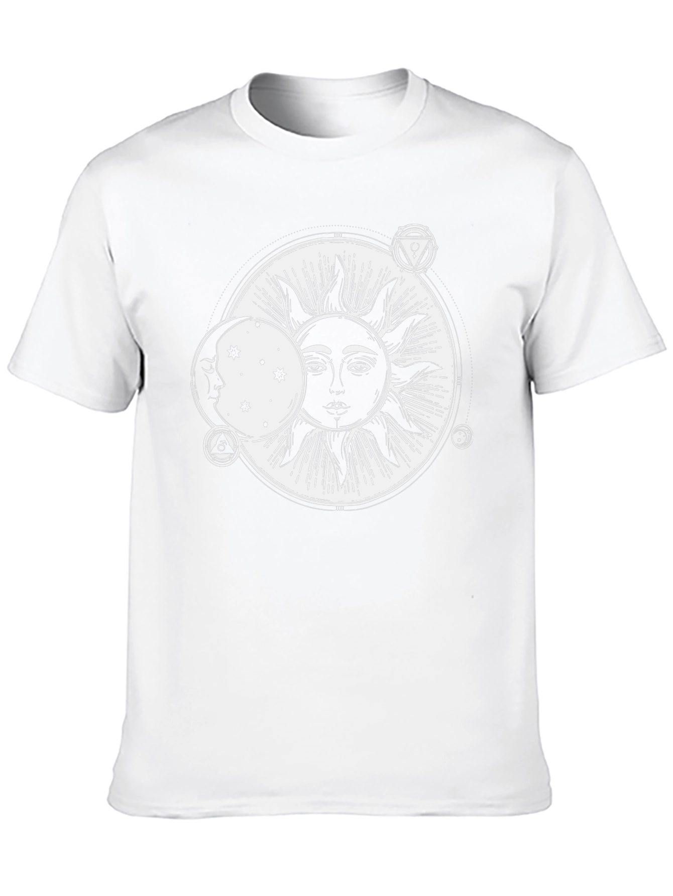 Sun & Moon Graphic Black T-Shirt