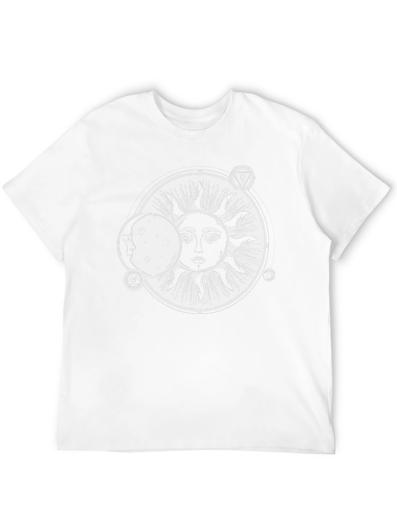 Sun & Moon Graphic Black T-Shirt