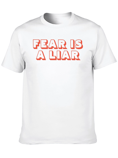 Fear Is A Liar Graphic Tee - Black