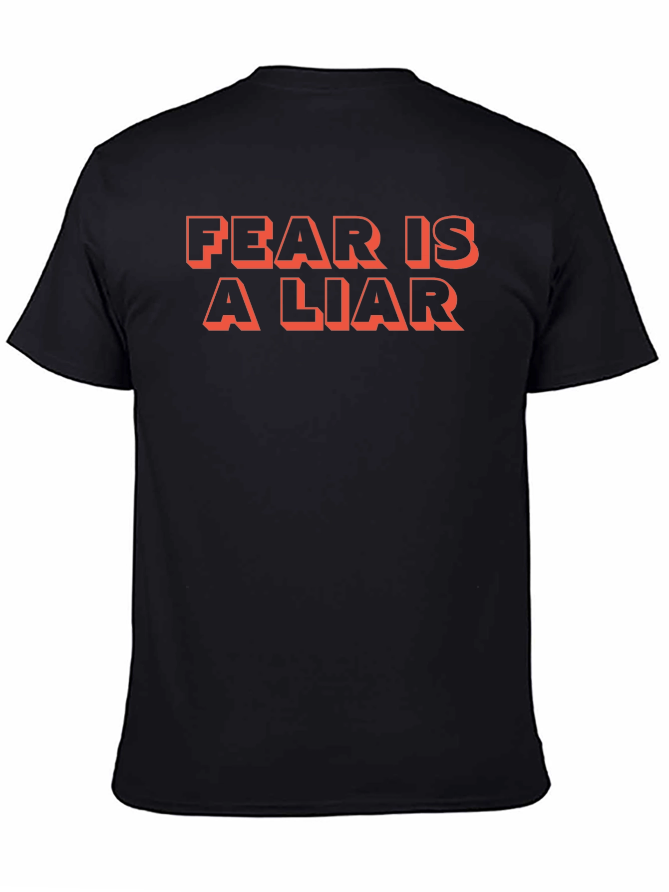 Fear Is A Liar Graphic Tee - Black