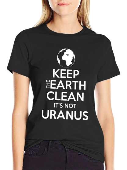 Keep The Earth Clean Black T-Shirt