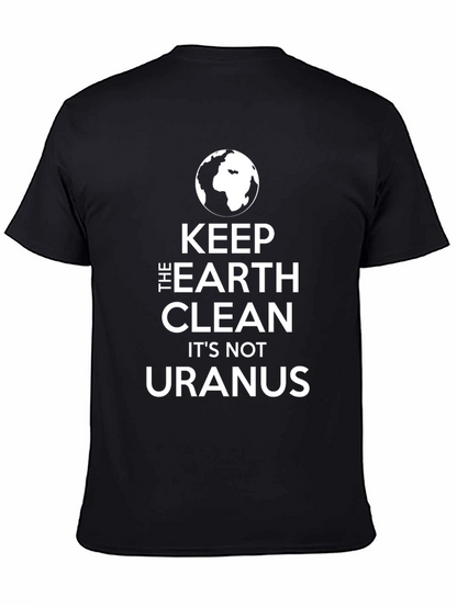 Keep The Earth Clean Black T-Shirt