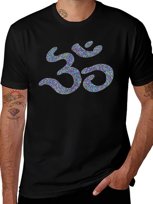 Om Symbol Graphic Tee - Spiritual Design T-Shirt