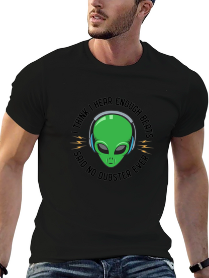 Dubstep Alien Graphic T-Shirt - Funny EDM Music Tee