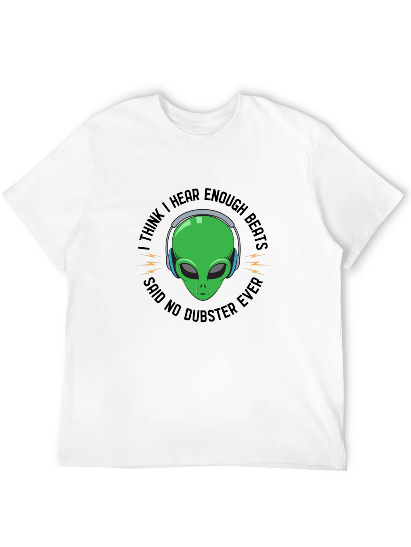 Dubstep Alien Graphic T-Shirt - Funny EDM Music Tee