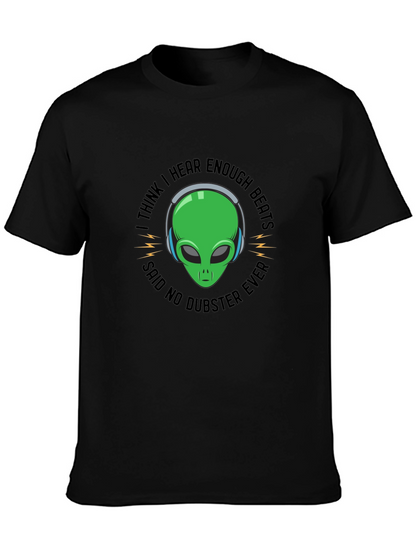 Dubstep Alien Graphic T-Shirt - Funny EDM Music Tee