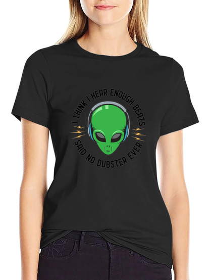 Dubstep Alien Graphic T-Shirt - Funny EDM Music Tee