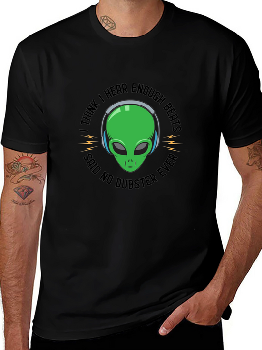 Dubstep Alien Graphic T-Shirt - Funny EDM Music Tee