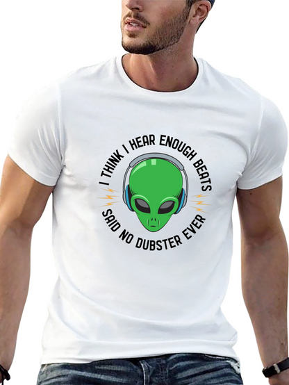 Dubstep Alien Graphic T-Shirt - Funny EDM Music Tee