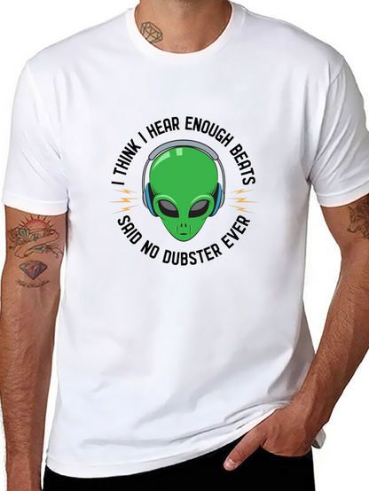 Dubstep Alien Graphic T-Shirt - Funny EDM Music Tee