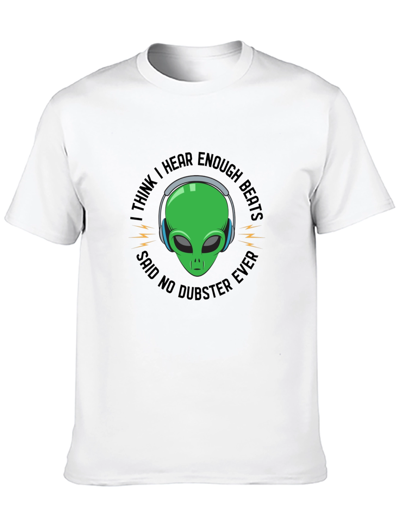 Dubstep Alien Graphic T-Shirt - Funny EDM Music Tee